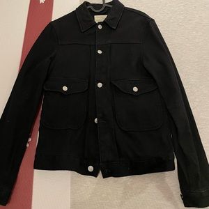 Mens Black Woven Jacket